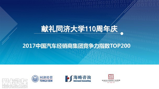 2017汽車經(jīng)銷商集團競爭力TOP200強發(fā)布 2017汽車經(jīng)銷商集團競爭力TOP200強發(fā)布